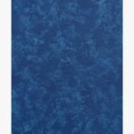 Mystic Blue abstract expressionist painting by Harshita Siddhpura featuring a highly textured sponge or stippled technique with deep indigo and mottled ocean blue tones.